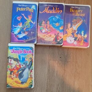 Classic Disney VHS tapes